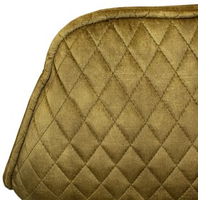 Eetkamerstoel - Peter - Draaibaar - stof Velours Adore green