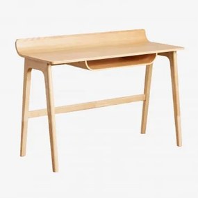 Bureau 120x50 Cm In Colman Hout Eikenhout - Sklum