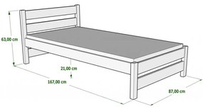 Peuter Wit  Eenpersoonsbed met onderschuifbed - Simba voor peuter junior tieners 5056231781374 Children's Beds Home, 160x80, Schuimmatras van 9 cm Chi