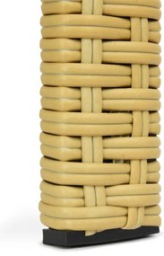 Driezitsbank van kunststof rotan Bari Garden Point beige