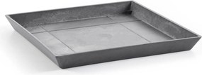 Ecopots onderschotel met waterreservoir - Vierkant - Grey - 43 x H3,5 cm