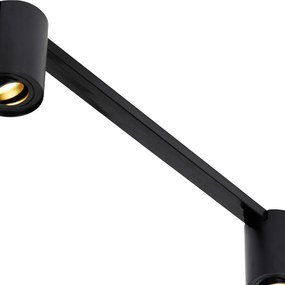 Modern 1-fase railsysteem met 5 Spot / Opbouwspot / Plafondspots zwart - Rondoo Up Modern GU10 Binnenverlichting Lamp