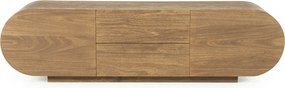 Eleonora King Ovaal Tv-meubel Mangohout 160 Cm - 160x40x43cm.