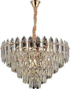 Hanglamp met kristallen G057-CP 50cm GOLD