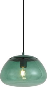 Retro hanglamp groen met groen glas - Giselle