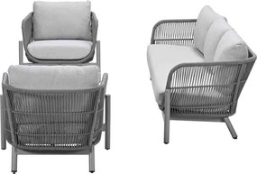 Garden Impressions Luzia loungeset 3-delig - taupe - grey sand