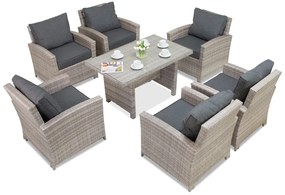 Garden Point Parma Premium Grey tuinset