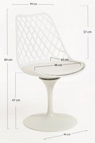 Podium Stoel Wit