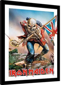 Ingelijste poster Iron Maiden - Trooper Eddie