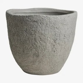 Buitenbloempot Van Cement Nuria Grijs – Koel & Ø55 Cm - ↑45 Cm - Sklum