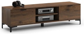 TV-kast LANA 05 Elegant walnoot - TV MEUBEL VOOR WOONKAMER MET LADEN