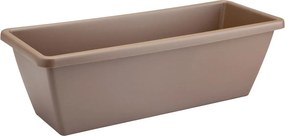 elho balkonbak Barcelona 50 - Taupe - Rechthoekig - 50 x 19 x H19cm