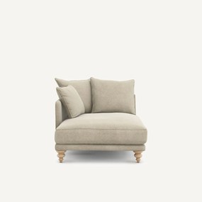 Longchair van linnen fluweel, LAZARE