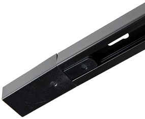 Modern railsysteem met 6 spots zwart 1-fase 286cm - Iconic Jeana