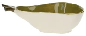 Schaaltje peer, steengoed, 16.5 X 10 X 5 cm