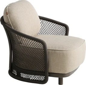 4 Seasons Outdoor Tobego loungestoel Terre Loungestoel   bruin weerbestendig