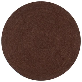 vidaXL Vloerkleed handgemaakt rond 150 cm jute bruin