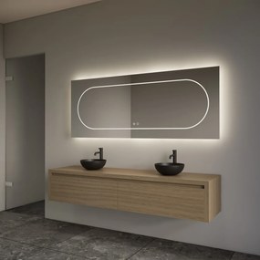 Gliss Design Ares badmeubel 160cm 2 lades corn silk zonder waskom