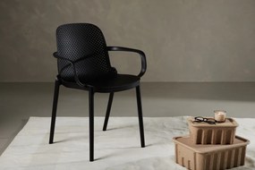 Jörn Eetkamerstoel - Annika - Zwart - Kunststof - Jörn