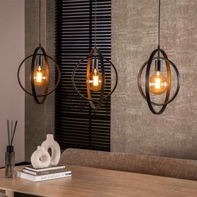 Eettafel Hanglamp Cirkels Zwart