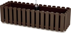 Prosperplast Boardee Fencycase Balkonbak - Bruin - 58 cm - Hout Look