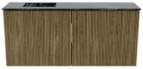 Mondiaz Joya DLux 90cm toiletmeubel dusk met wastafel faye links 1 kraangat lava