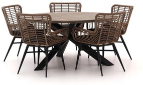 + 10% kassakorting | Diningset Intenso | 5 personen | Tuinset teakhout | 6-delig | Kees Smit Tuinmeubelen