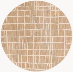 Rond laagpolig vloerkleed Crouch voor binnen & buiten