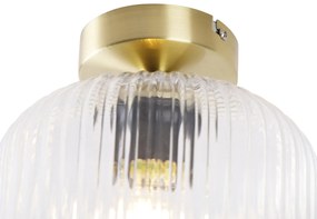 Smart plafondlamp messing incl. Wifi A60 - Karel