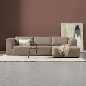 PEPP Interiors Jazz Hoekbank Met Hoge Rugleuning Taupe Rechts
