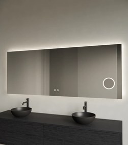 Gliss Design Lumin spiegel met LED-verlichting 180x70cm