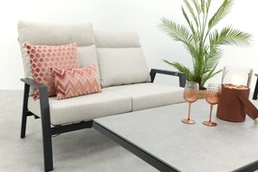 Lagos/Milford stoel-bank loungeset 4-delig verstelbaar