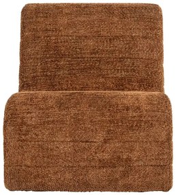 Richmond Interiors Kelly Design Fauteuil Zachte Stof Cinnamon Bruin