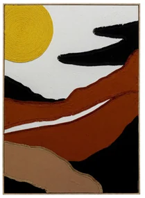 Kare Design Artistic Sunrise Schilderij Met Stof