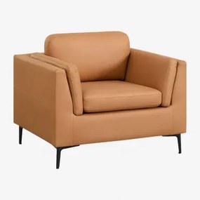 Beklede Fauteuil Soren Kameel - Sklum