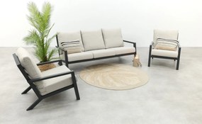 Boston stoel bank (3-zits) loungeset - 3-delig