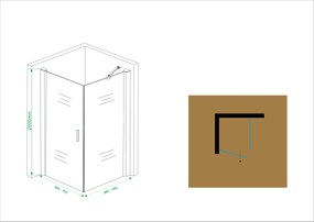 Mueller Super douchecabine 90x90cm Anti-kalk