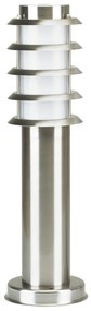Soll 3 Tuinlamp RVS 45cm Tuinverlichting Zilver E27