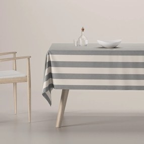 Dekoria Rechthoekig tafelkleed, wit-grijs, 130 x 160 cm
