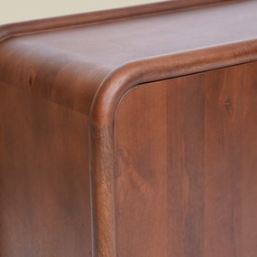 Houten Kastje Met Ronde Hoeken - 90x43x75cm.