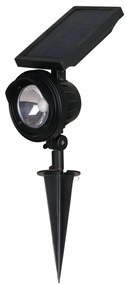 Luxform Tuinlamp Texas solar LED intelligent hybride zwart