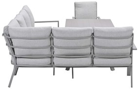 Garden Impressions Senja lounge dining set 4-delig links incl. stoel - valley sand