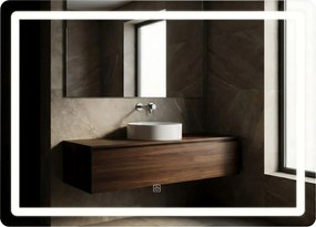 LED wandspiegel 80x60cm P10407