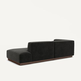 Linker hoekbank chenille fluweel, Jacopo