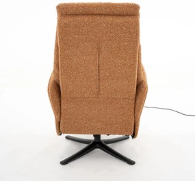 Elektrisch Verstelbare Stoel Stof Terracotta
