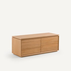 TV-meubel in eiken en eikenfineer, Joaquin