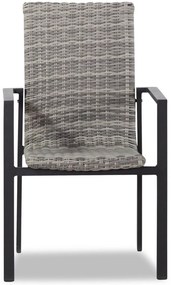 Tuinstoel stapelbaar Wicker Grijs-antraciet Lifestyle Garden Furniture Upton