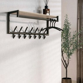 Kapstok Met Hoedenplank En 7 Haken