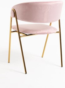 Mihu Goud Fluwelen Stoel