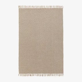 Rechthoekig Tapijt 120x200 Cm Van Katoen En Jute Durat Yute - Sklum